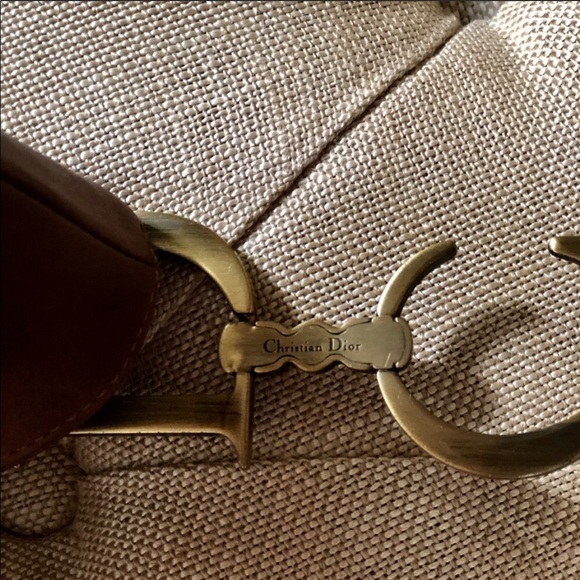 Authentic RARE Vintage Christian Dior Kilim Saddle Bag - Picture 4 of 16